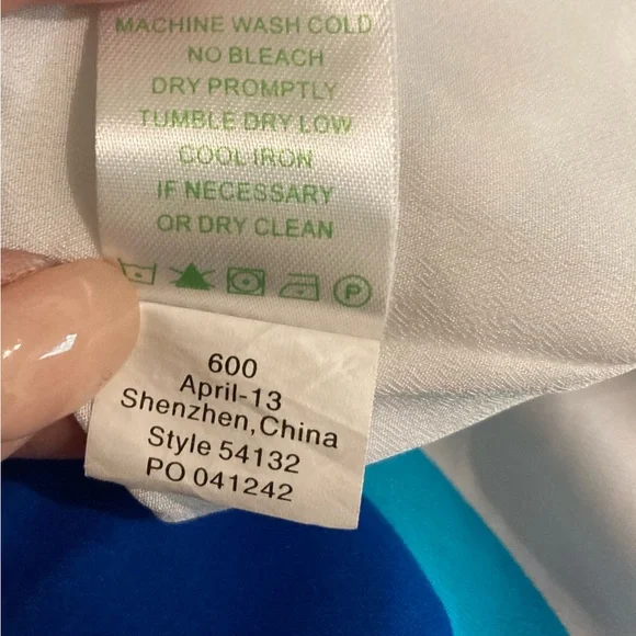 Lilly Pulitzer 🌸Caldwell Sail Stripe High Low Strapless Dress w/Gold Trim Small - Picture 9 of 12